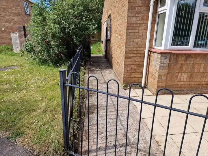 Side path cleared and tidied at Bristol property by Bristol Fresh Clean